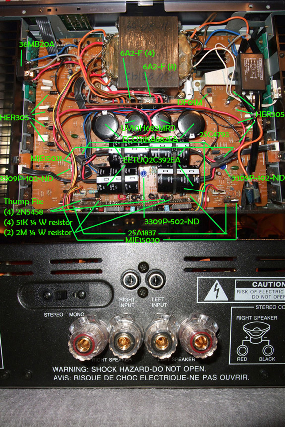 Carver mk II series audio amplifier