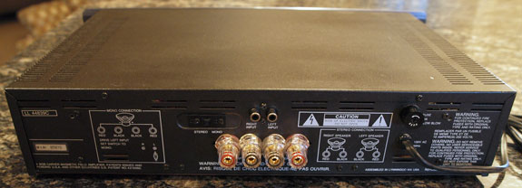 Carver mk II series audio amplifier